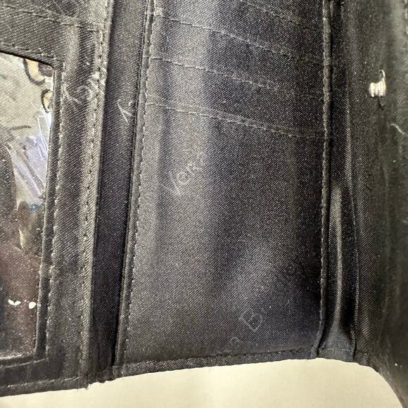 Vera Bradley leopard print quilted cotton RFID trifold wallet snap closure - Picture 7 of 11